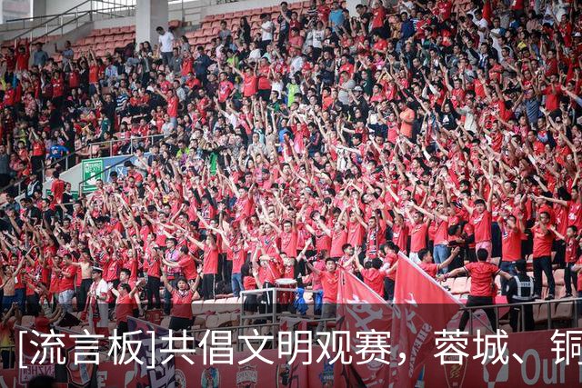 [流言板]共倡文明观赛，蓉城、铜梁龙球迷代表举行联谊交流活动